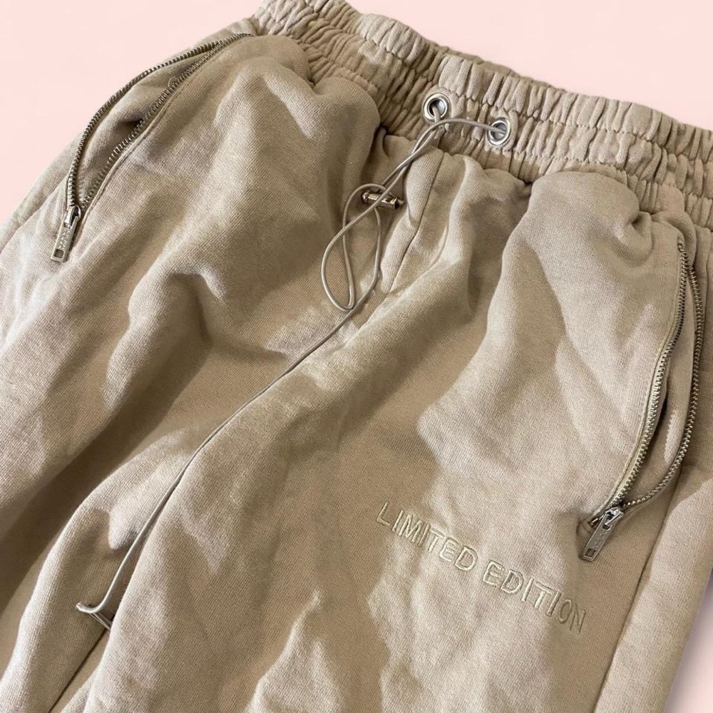 Boohoo Mens Tan Limited Edition Joggers